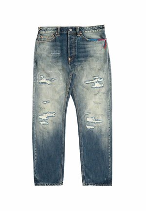 WASHED EMB SEAGULL  - Jeans Straight Leg - indigo