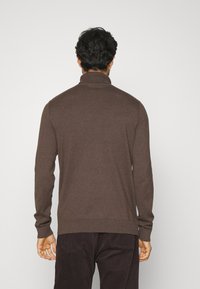 Selected Homme SLHBERG ROLL NECK NOOS - Pulóver - demitasse melange