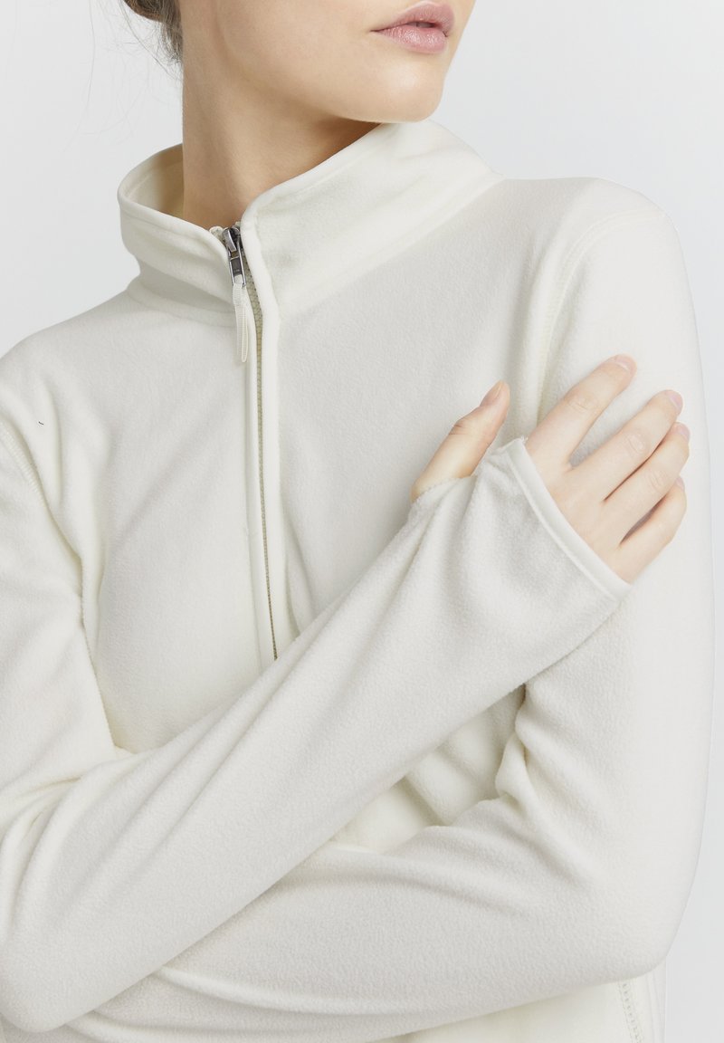 Damen Sweatshirts | Oxmo OXRIKKA Fleecejacke cloud dancer/weiß - IA62110 Damen Sweatshirts | Oxmo OXRIKKA Fleecejacke cloud dancer/weiß - IA62110