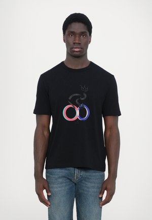 CASUAL FIT CYCLE - Print T-shirt - black