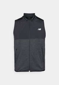 GRID VEST - Waistcoat - black