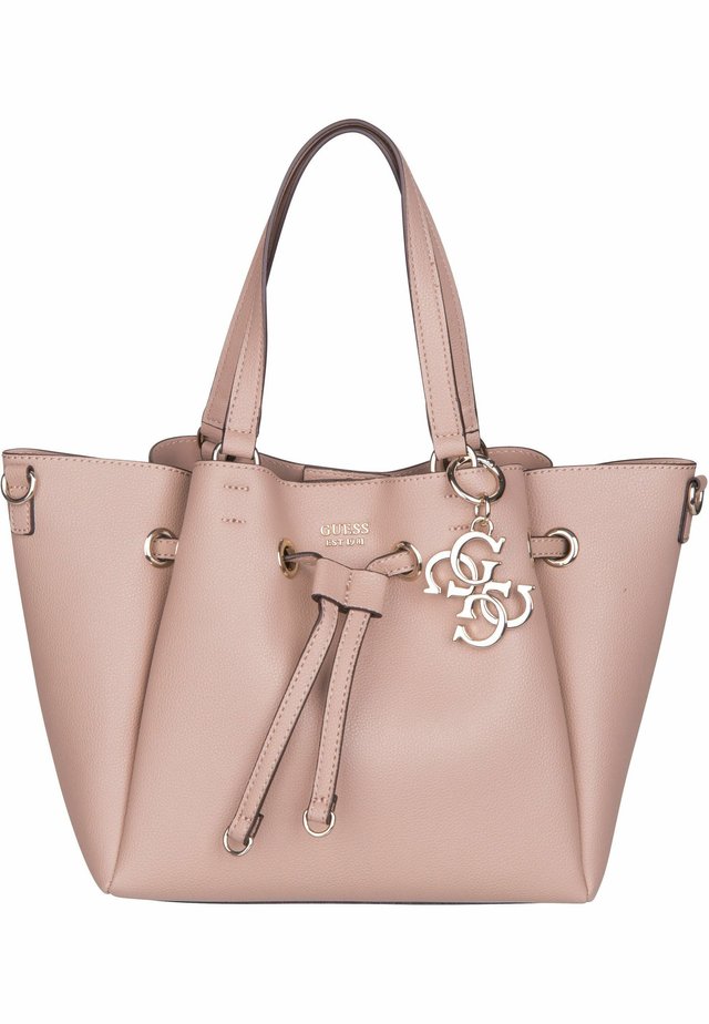 DIGITAL DRAWSTRING BAG - Sac à main - dark nude