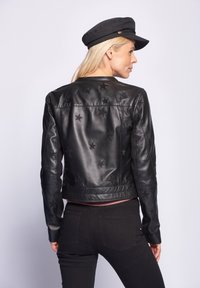 Maze Lederjacke - schwarz
