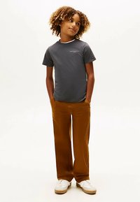 Tommy Hilfiger MINI CORP UNISEX - T-shirts basic - washed black