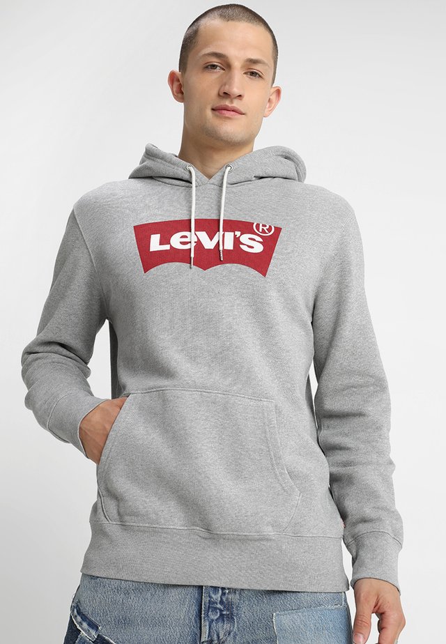 GRAPHIC HOODIE - Sweat à capuche - midtone heather grey