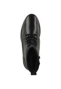 s.Oliver Botines con cordones - black
