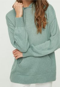 Trendyol Jersey con capucha - green