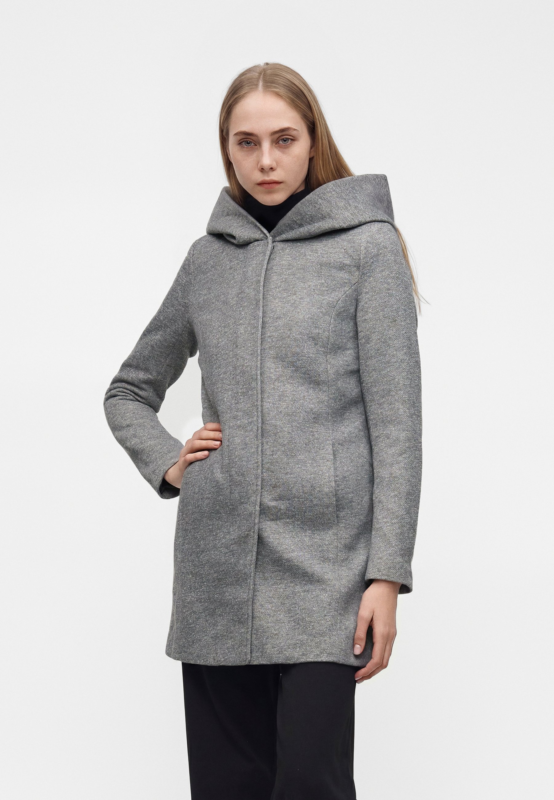 ONLY ONLSEDONA LIGHT COAT OTW NOOS - Halflange jas - light grey