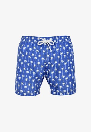 Les Loulous de la plage, MONTAUK 2678 WHITE PALMS BLEU - Short de bain - blue