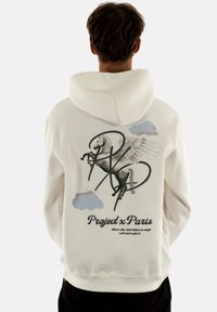 Sweat à capuche - blanc