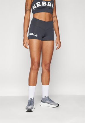 HIGH WAISTED GYM SHORTS - Trikoot - grey