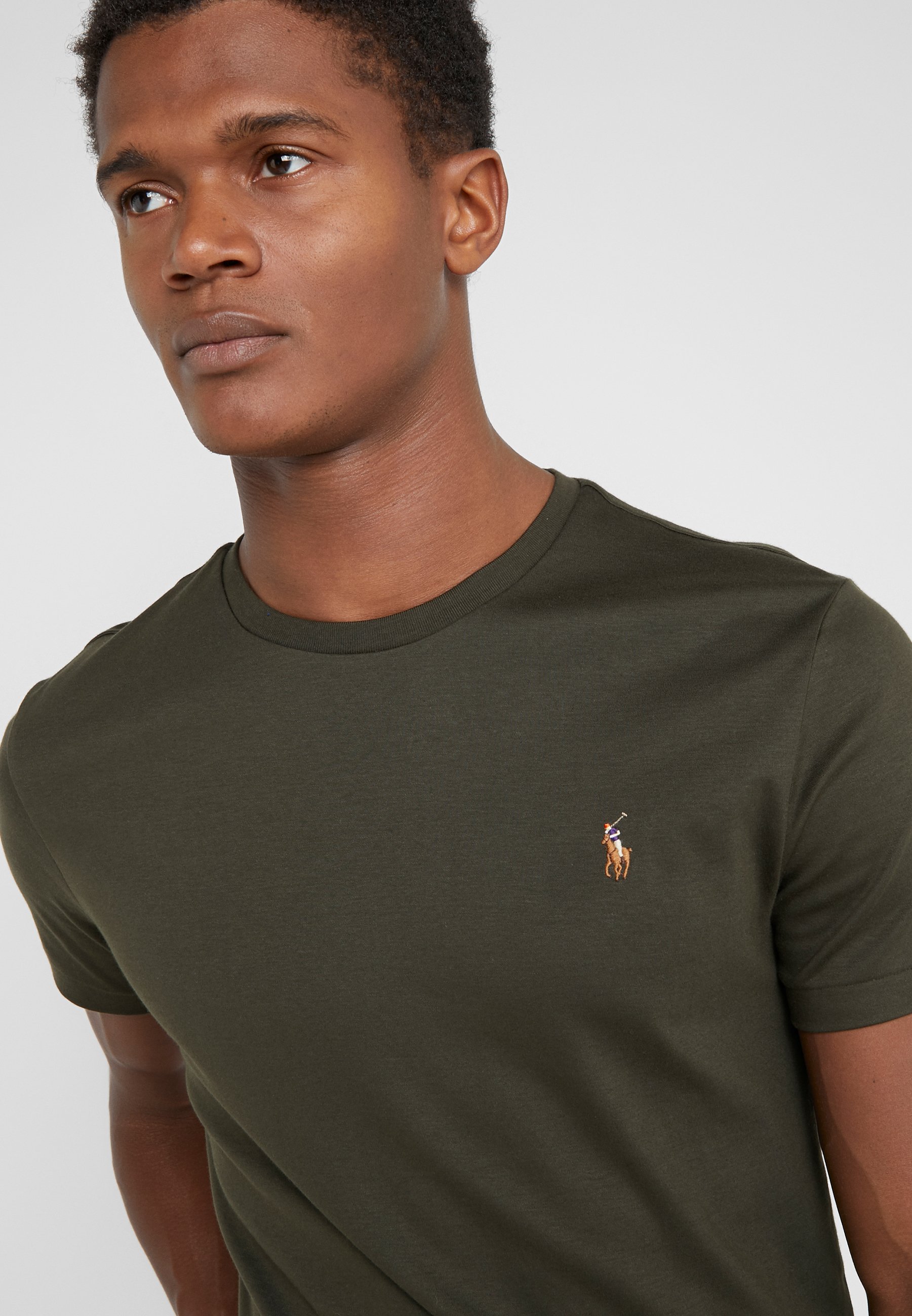 polo ralph lauren olive green t shirt