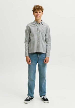 Jack & Jones Junior, REGULAR FIT JEANS JJICLARK JJORIGINAL SQ 761 JNR REGULAR FIT JEANS JUNIOR - Jeans Straight Leg - blue denim