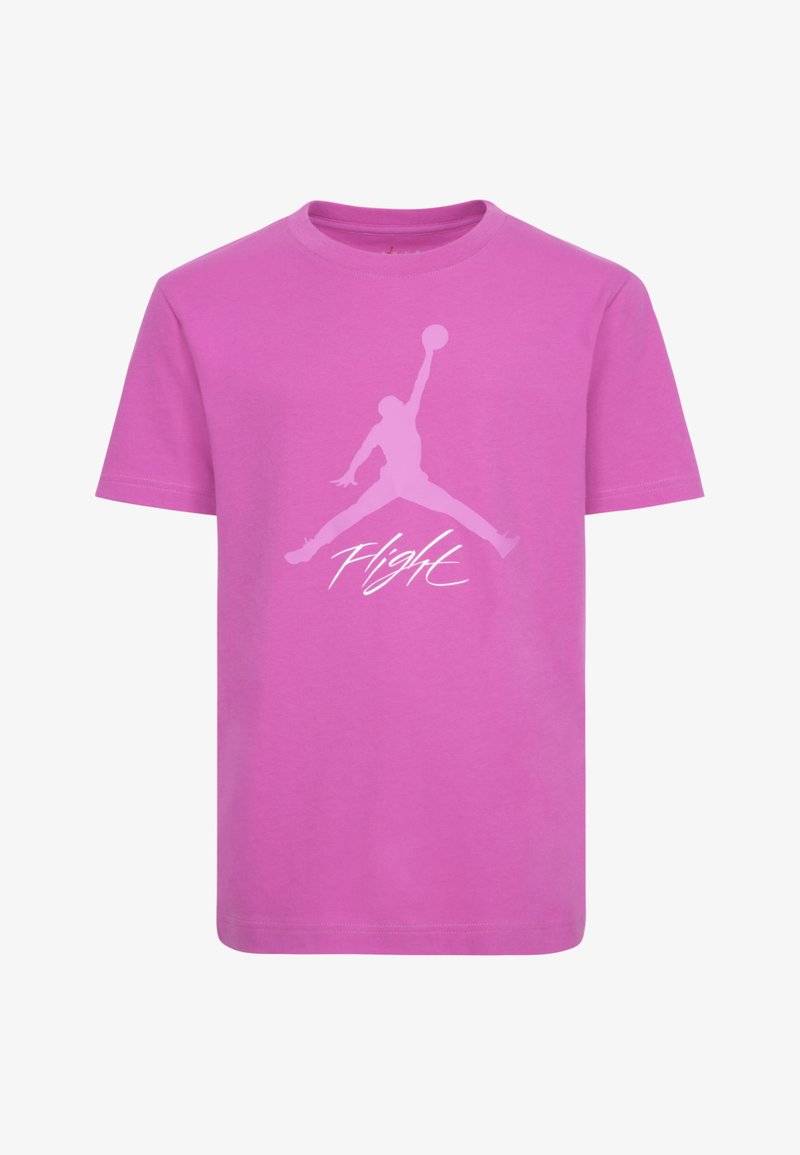 Jordan BASELINE TEE - Marškinėliai su spaudiniu - fire pink