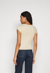 Diesel ANGIE - Triko s potiskem - beige