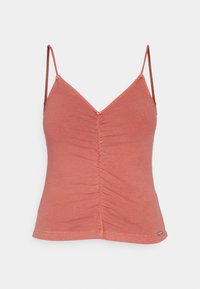BDG Urban Outfitters YARA RUCHED STRAPPY CAMI - Top - rust