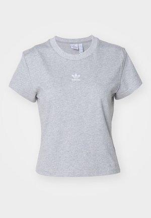 adidas Originals ESS SLIM - T-shirts - medium grey heather