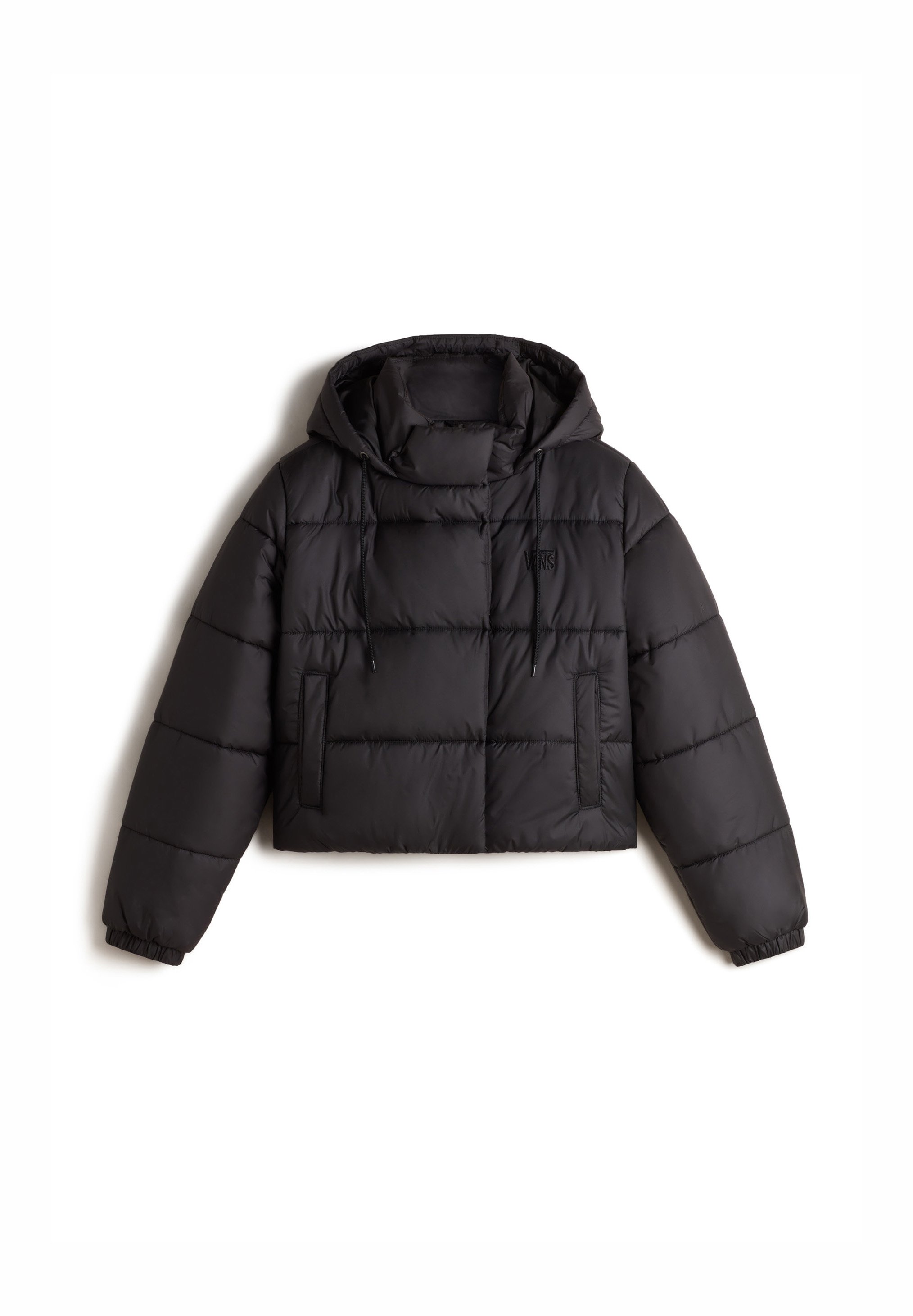Vans HILLGATE CROPPED PUFFER - Zimní bunda - black