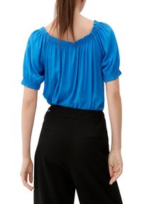 QS MIT BINDEBAND - Camicetta - royalblau