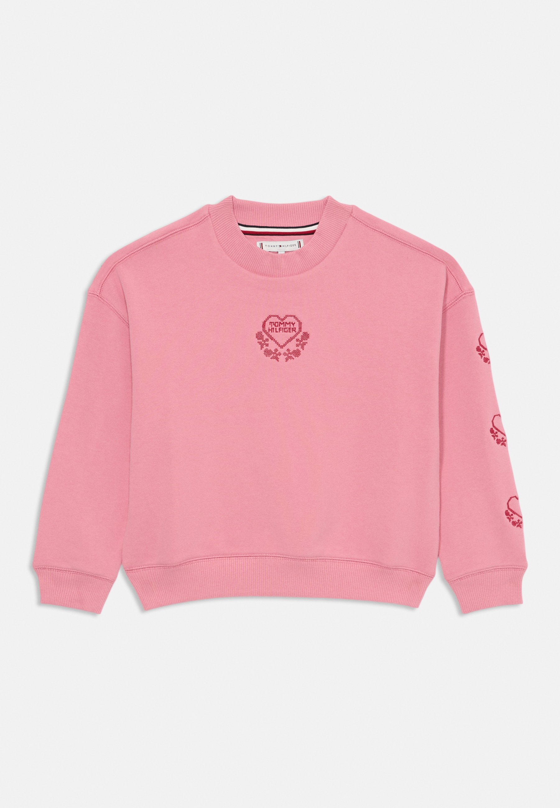 Tommy Hilfiger EMBROIDERED HEART Sweatshirt mystic pink/pink