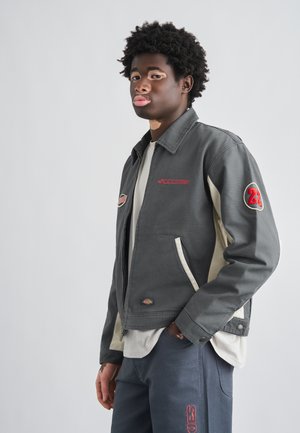 NASHPORT JACKET - Τζιν μπουφάν - charcoal