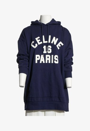 CELINE, Sweat à capuche - dark blue