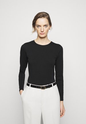 LONG SLEEVE - Top s dlouhým rukávem - black