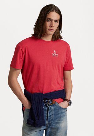 CLASSIC FIT LOGO JERSEY T-SHIRT - T-shirt - bas - sunrise red
