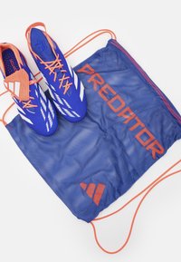 adidas Performance PREDATOR ELITE FT FG - Jalkapallokengät kiinteälle alustalle - lucid blue/footwear white/solar red