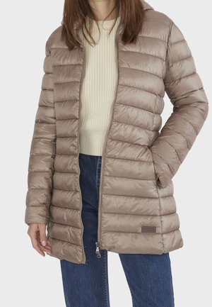Gewatteerde jas - beige