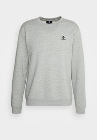 Converse GO TO EMBROIDERED STAR CHEVRON CREW UNISEX - Felpa - vintage grey heather