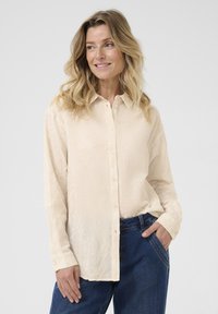 Cream LUNA - Hemdbluse - ancient scroll