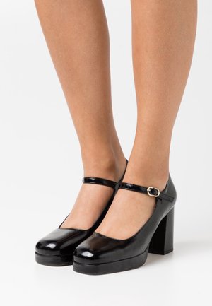 Minelli, Escarpins à plateforme - black