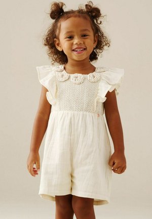 Angel & Rocket, REGULAR FIT - MACI CROCHET PLAYSUIT - Lühikeste varrukatega bodi - cream