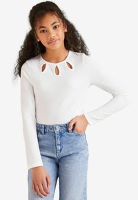 Lipsy EYELET  - Blúz - white