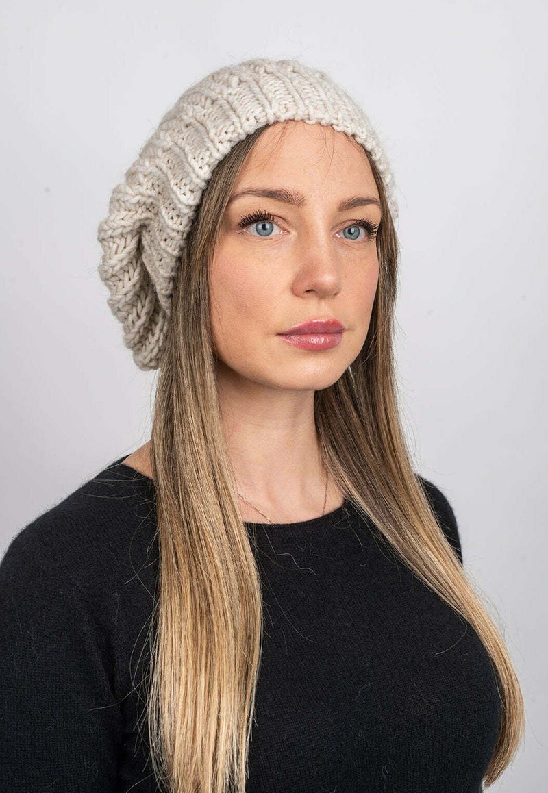 Dalle Piane Cashmere Čepice - beige