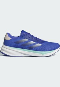 adidas Performance SUPERNOVA STRIDE - Laufschuh Straße - blue metalic/flash aqua