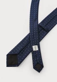 Calvin Klein SKOKIE PIN DOT - Krawatte - navy blue