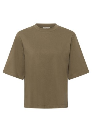 Soaked in Luxury, SLJINA BASIC - T-shirts basic - dusky green