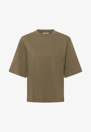 Soaked in Luxury, SLJINA BASIC - T-shirts basic - dusky green