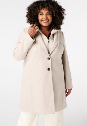 NOT TRANSLATED - Halflange jas - sand melange