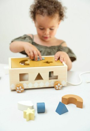 SHAPE SORTER PULL CART - Toy car - multi colours