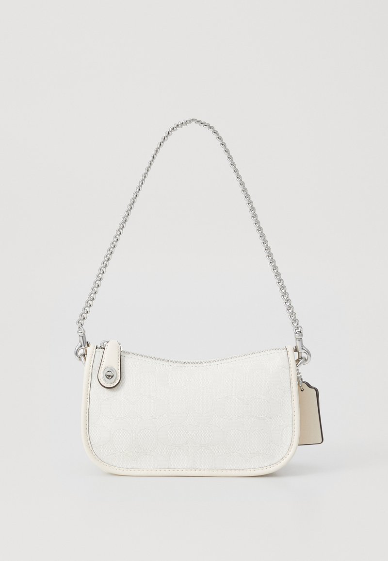 COACH - ORIGINALS SIGNATURE SWINGER WITH CHAIN - Handbag - cloud chalk, Enlarge