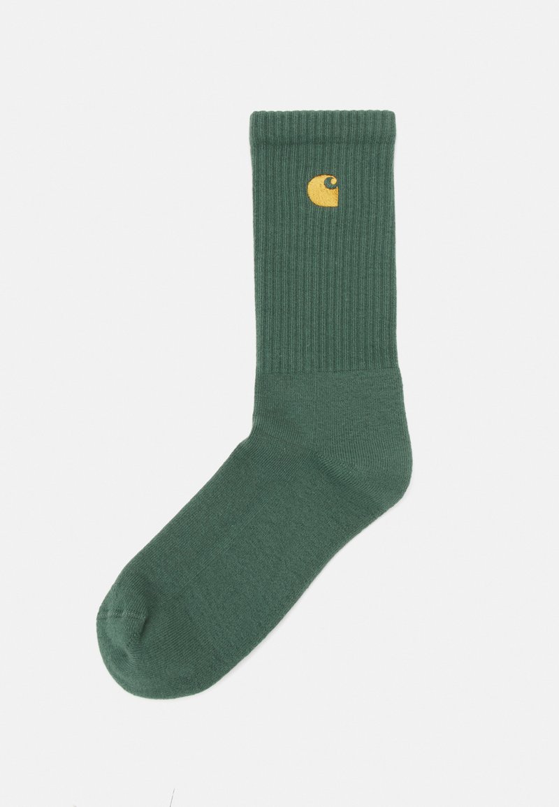 Carhartt WIP CHASE SOCKS UNISEX - Strømper - duck green/gold-coloured