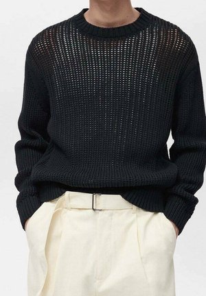 Mango, Pullover - black