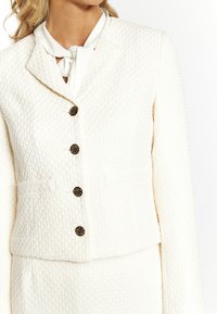 faina BOUCLÉ  KOOSH - Cardigan - wollweiss