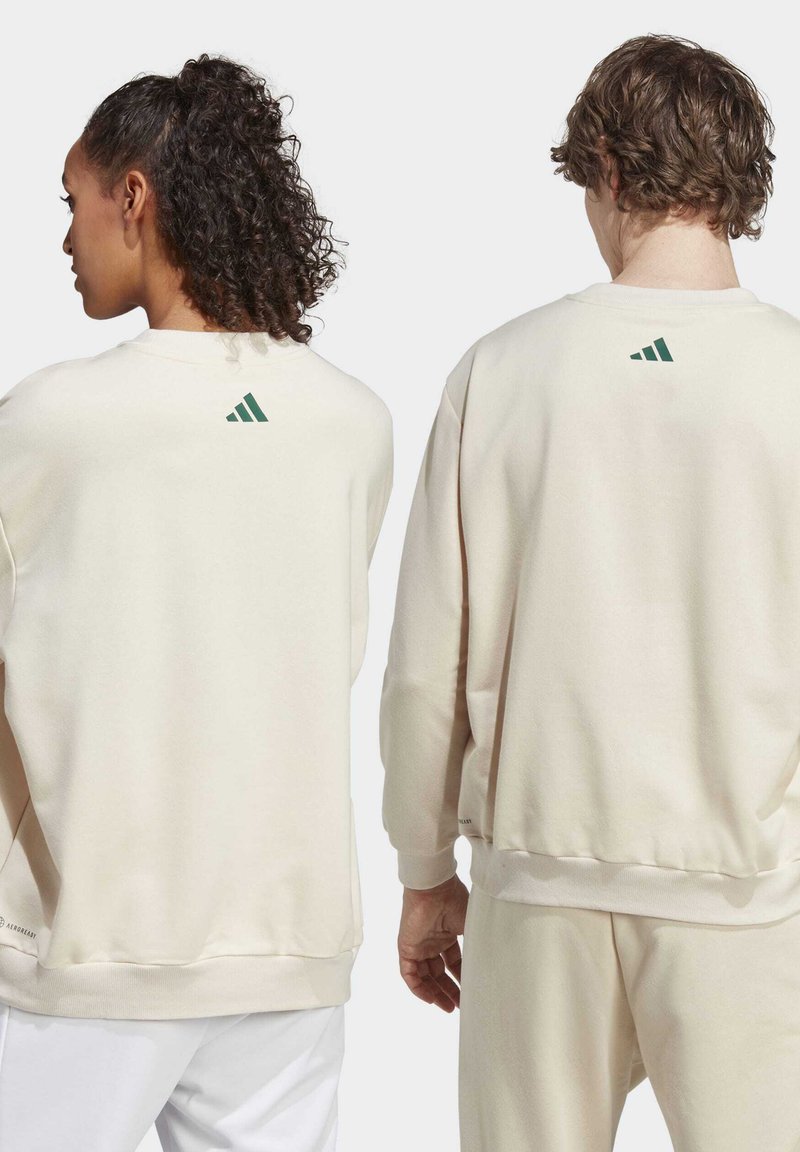 cream adidas sweatshirt