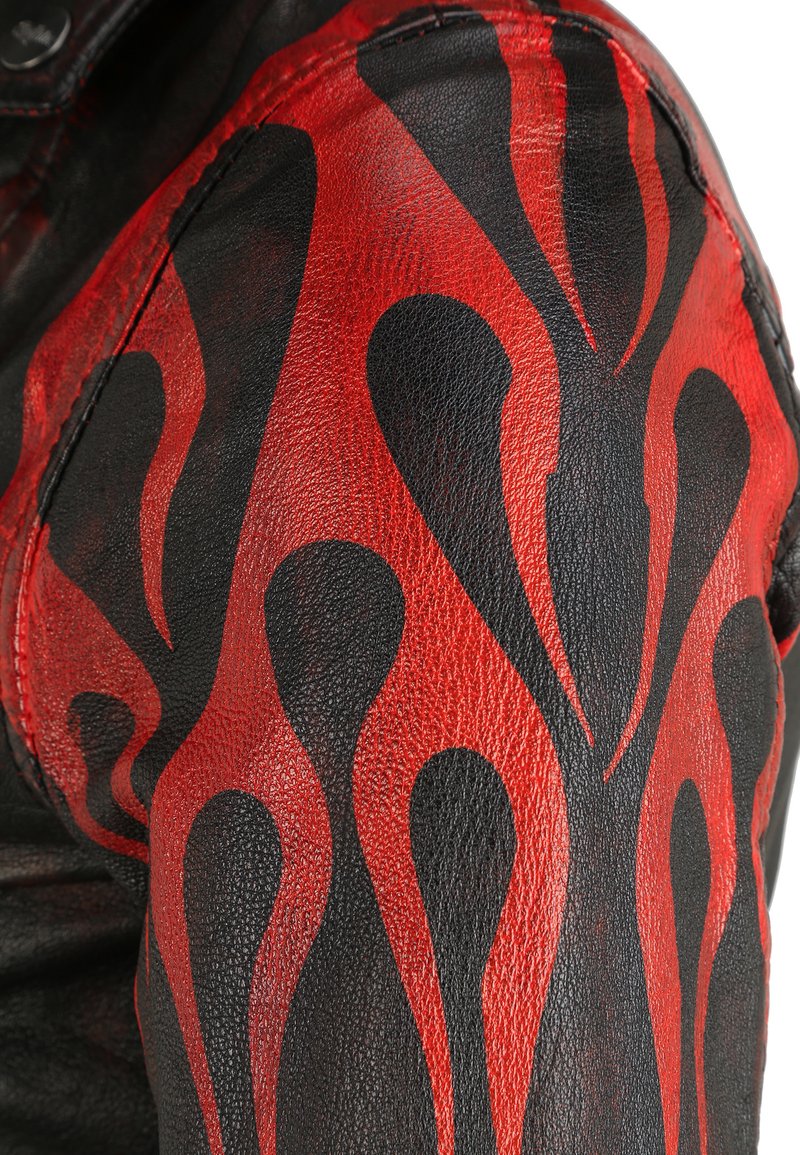 Damen Leichte Jacken | Buffalo BE HOT Lederjacke black-red/rot - QK45376 Damen Leichte Jacken | Buffalo BE HOT Lederjacke black-red/rot - QK45376