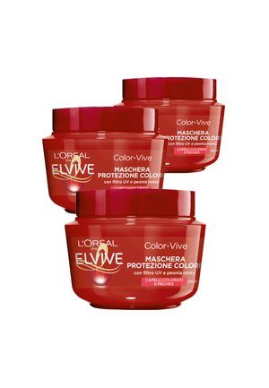 MASCHERA CAPELLI ELVIVE COLOR-VIVE, PER CAPELLI COLORATI O CON MÈCHES, 300 ML - 3 PACK - Maschera per capelli