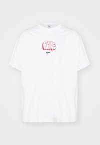 Nike Sportswear SOLO TEE  - Majica kratkih rukava s printom - white/black